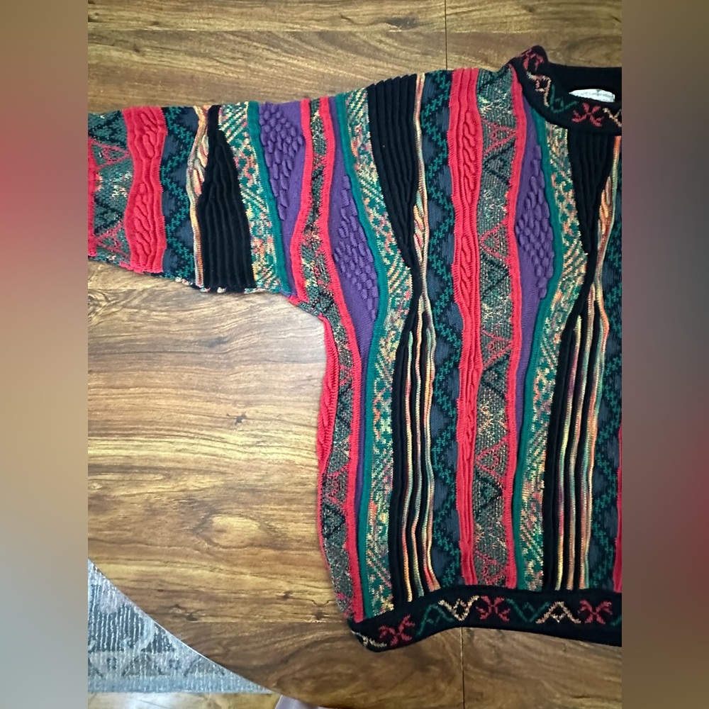 Vintage Norm Thompson “Coogi style” sweater - Picture 3 of 6